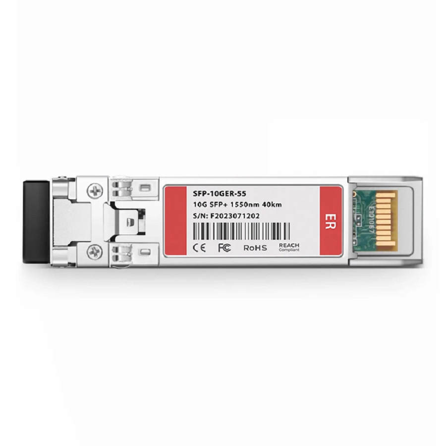 Cisco SFP-10G-ER Compatible 10GBASE-ER SFP+ 1550nm 40km DOM Duplex LC/UPC SMF Optical Transceiver Module