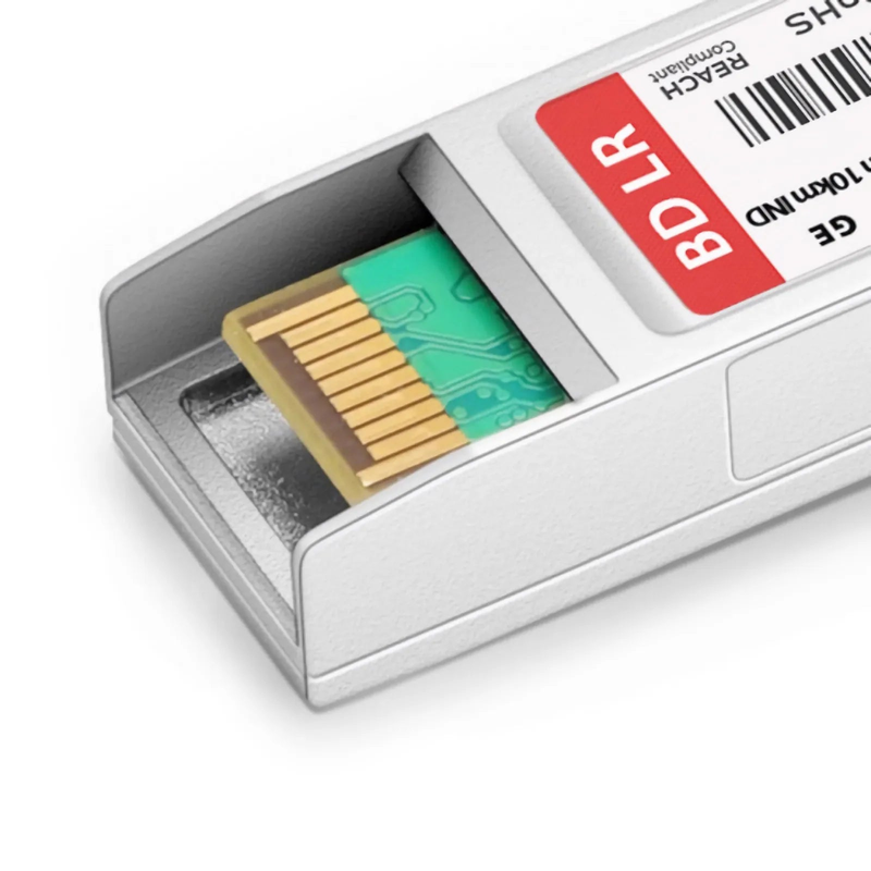 Generic Compatible 25GBASE-U SFP28 BiDi 1270nm-TX/1330nm-RX 10km DOM Simplex LC/UPC SMF Optical Transceiver Module (Industrial)