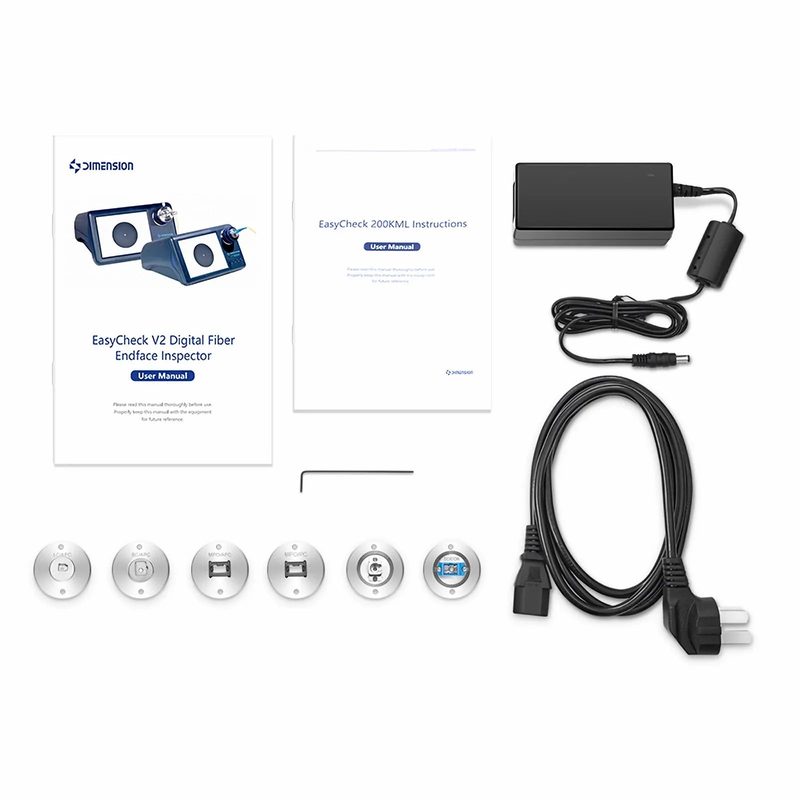 Customized EasyCheck V2 Digital Fiber Endface Inspector for Fiber Optic Cables, 400X