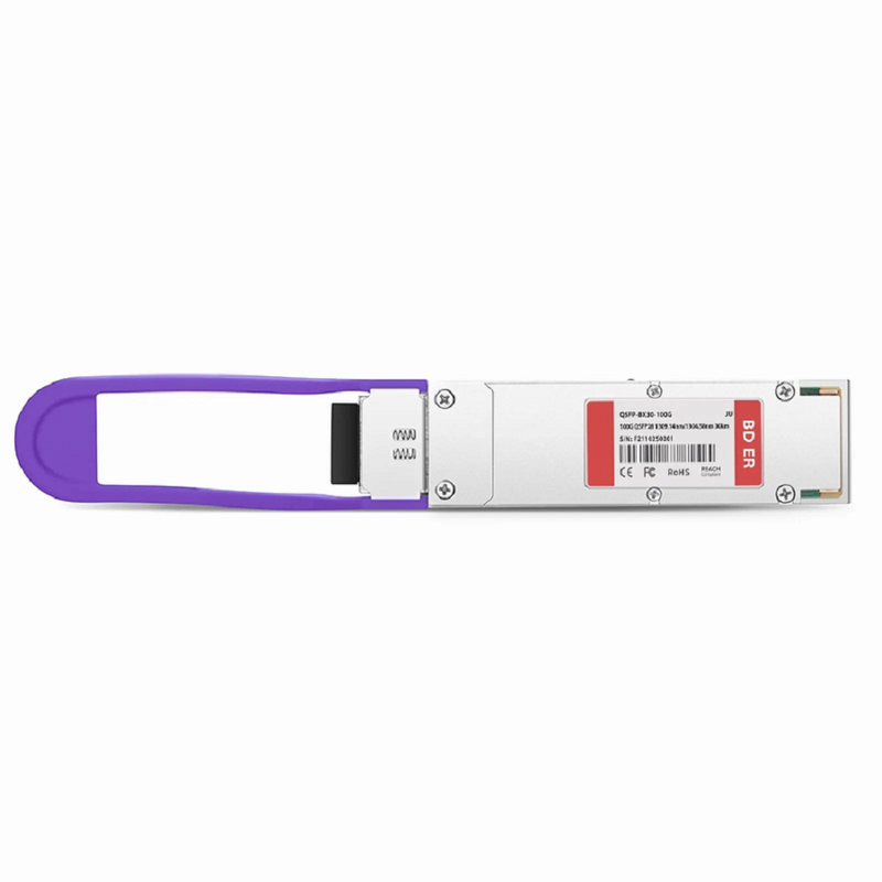 Cisco QSFP-100G-ZR4-S Compatible 100GBASE-ZR4 QSFP28 4 x 25G NRZ 1310nm 80km DOM Duplex LC/UPC SMF Optical Transceiver Module