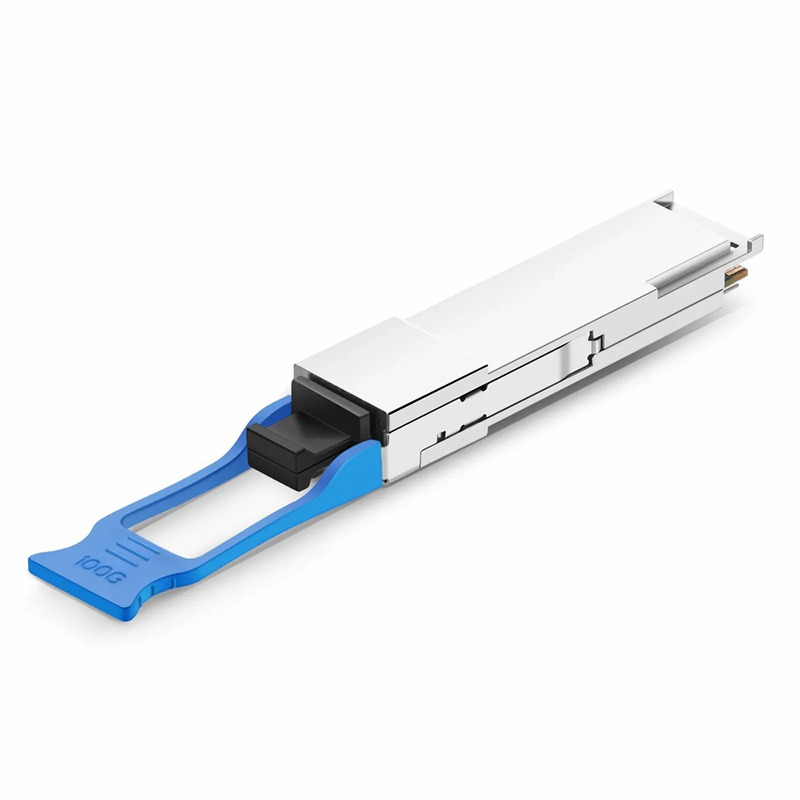 Brocade Compatible 100GBASE-PLR4 QSFP28 4 x 25G NRZ 1310nm 10km DOM MPO-12/APC SMF Optical Transceiver Module, Breakout to 4 x 25G-LR
