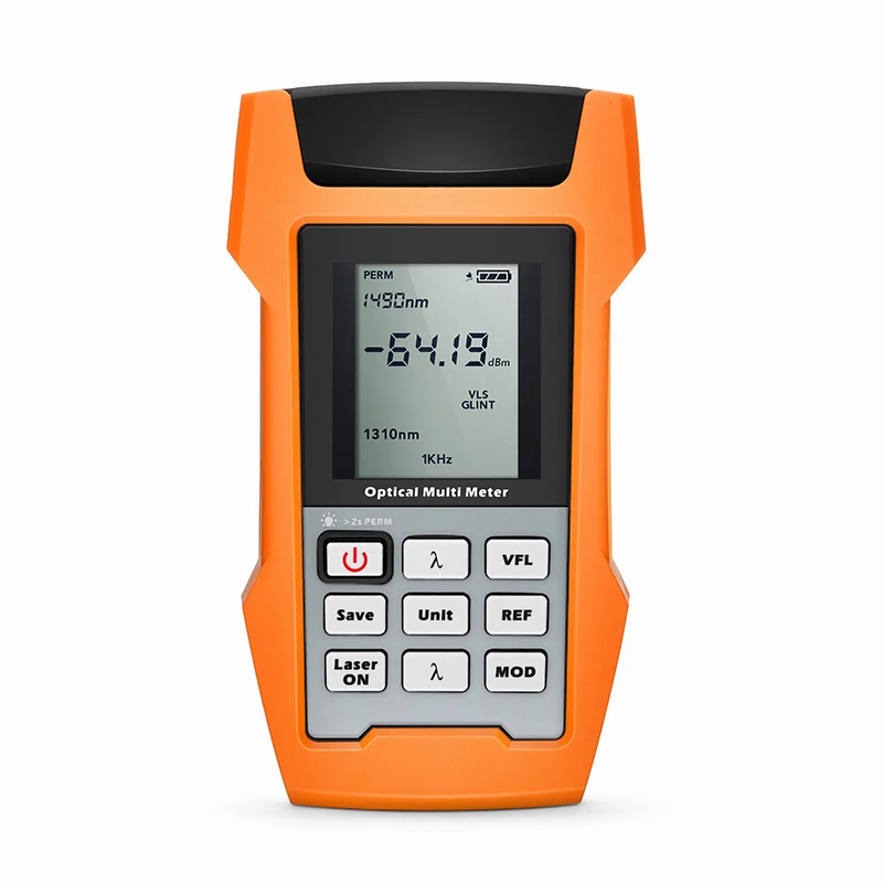 FHOM-103-1 Handheld Optical Multimeter Built-in 1mW Visual Fault Locator with Data Export Function