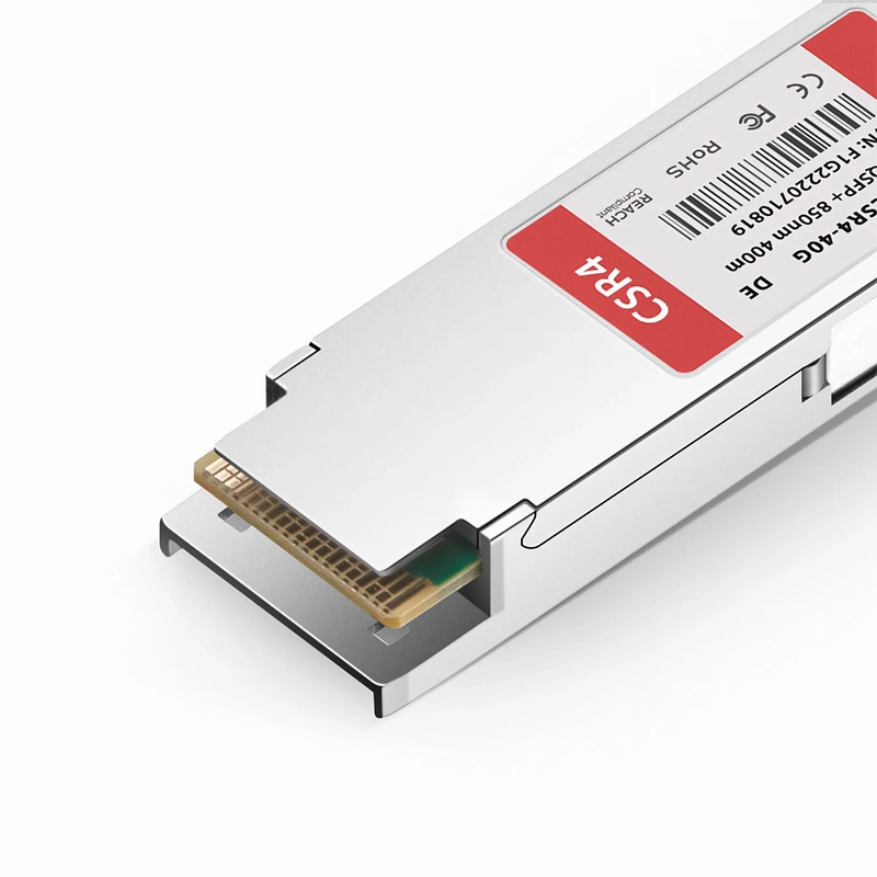 Dell Compatible 40GBASE-ESR4 QSFP+ 850nm 400m DOM MPO-12/UPC MMF Optical Transceiver Module, Breakout to 4 x 10G-SR