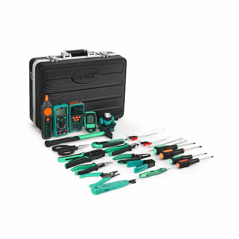 Pro'sKitÂ® Fiber Optic & Telecom Installation Tool Kit PK-9472G