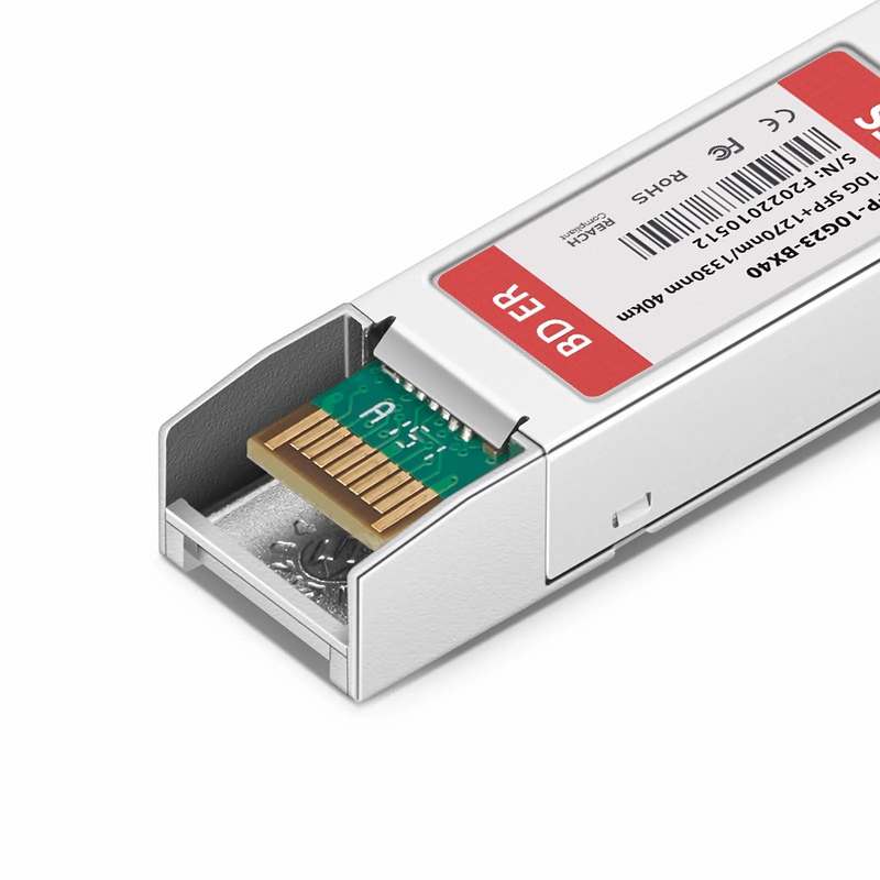 Cisco Compatible 10GBASE-BX40-U BiDi SFP+ 1270nm-TX/1330nm-RX 40km DOM Simplex LC/UPC SMF Optical Transceiver Module