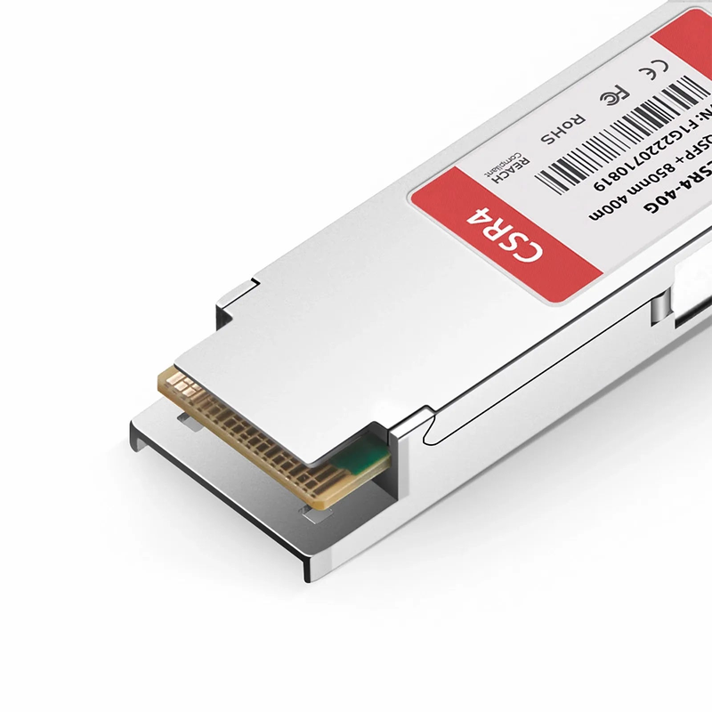 Cisco QSFP-40G-CSR4 Compatible 40GBASE-CSR4 QSFP+ 850nm 400m DOM MPO-12/UPC MMF Optical Transceiver Module, Breakout to 4 x 10G-SR